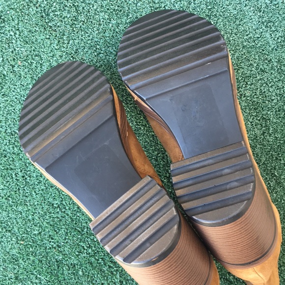 NWT Steve Madden Sloanne Platform Boot Suede Cognac 10 - Picture 7 of 16